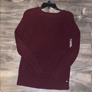 Maroon American eagle jegging sweater size XS